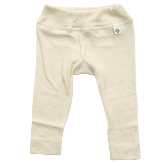 Babybody aus 100 % Merinowolle – naturfarben