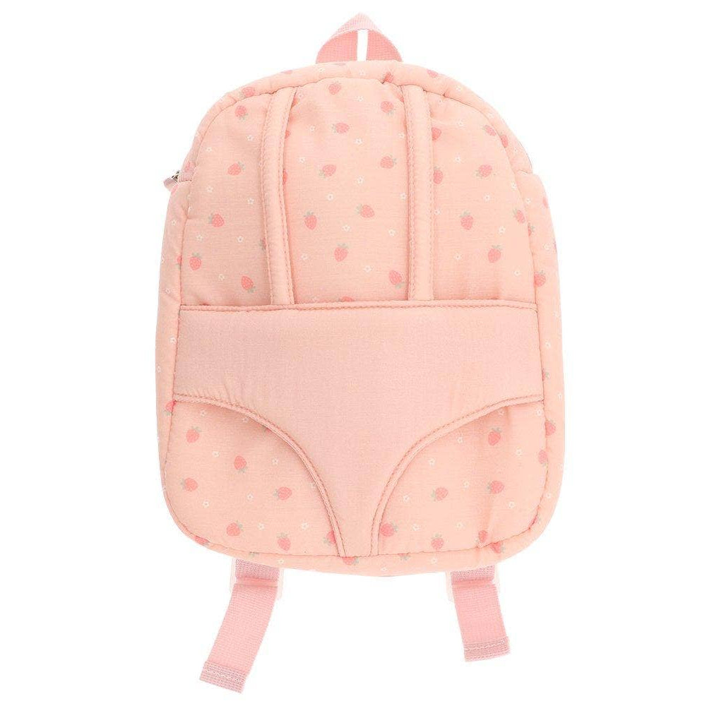 Puppenrucksack I Erdbeere