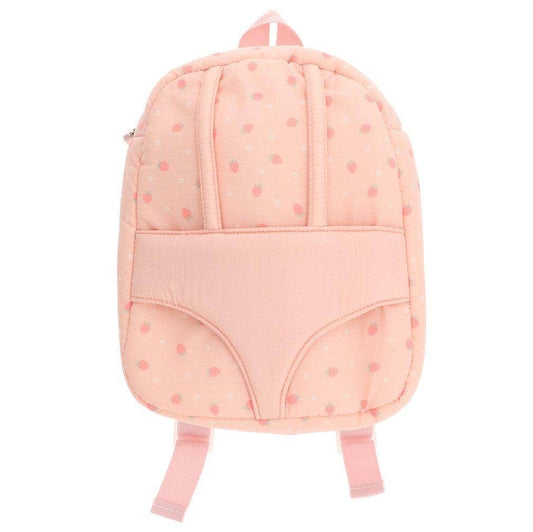 Puppenrucksack I Erdbeere