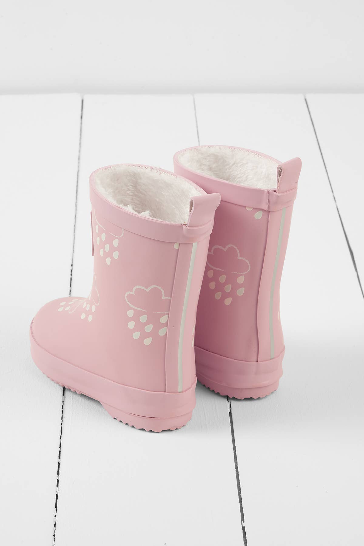 Winter-Gummistiefel für Kinder mit Farbwechsel I Rosa