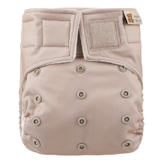 Waschbare Stoffwindel | All-In-One Windel | Nougat