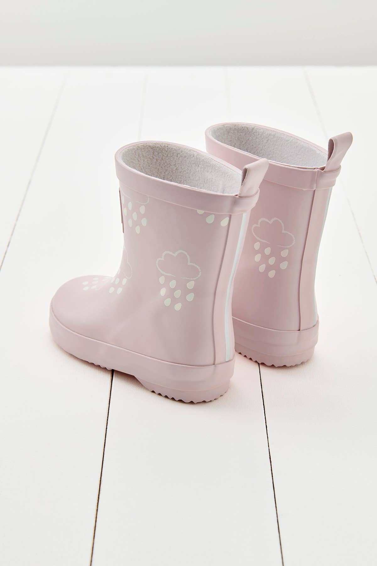 Farbwechselnde Gummistiefel für Kinder – mit Fleecefutter