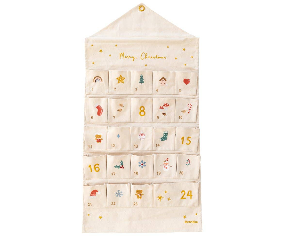 Stoff-Adventskalender – zum Befüllen