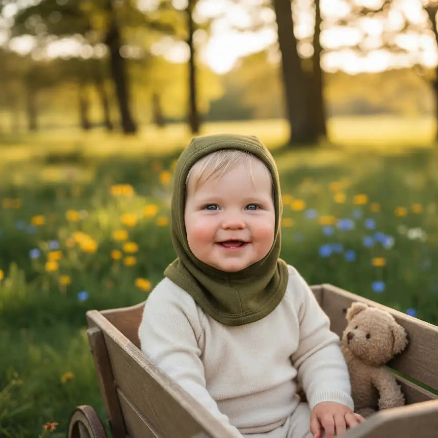 Schlupfmütze aus Merinowolle