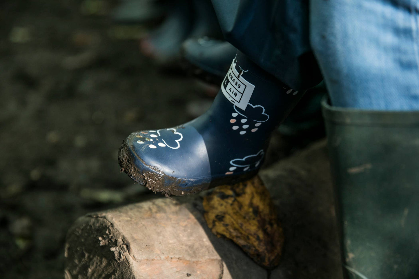 Farbwechselnde Gummistiefel für Kinder – mit Fleecefutter