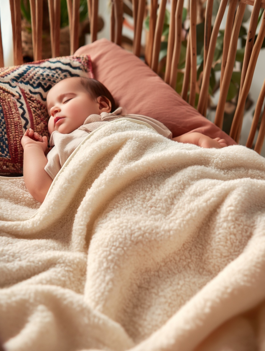 Babydecke aus Merinowolle