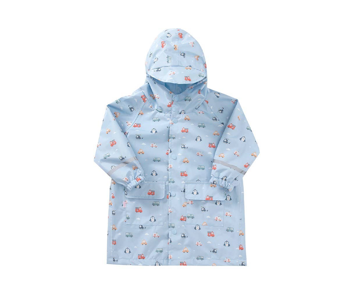 Kinder-Regenjacke mit Kapuze