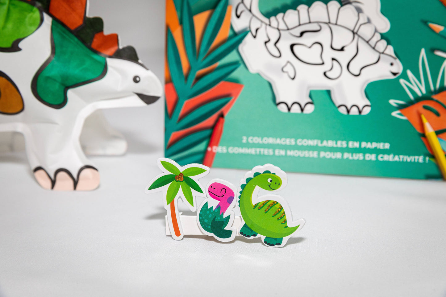 Kreativ-Dinosaurier zum Ausmalen, Aufblasen & Staunen
