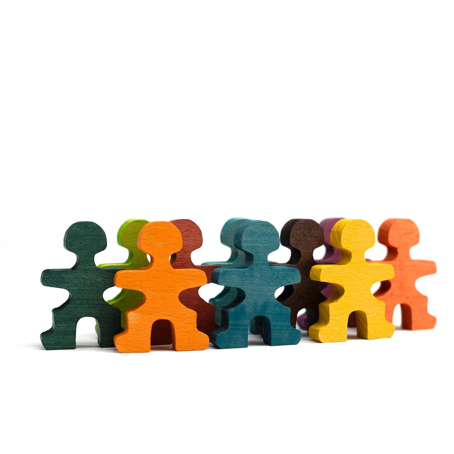 Montessori-Holzfiguren zum Stapeln & Spielen