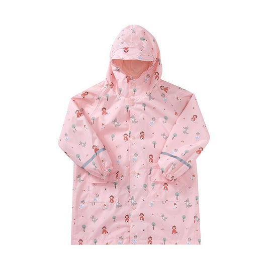Kinder-Regenjacke mit Kapuze