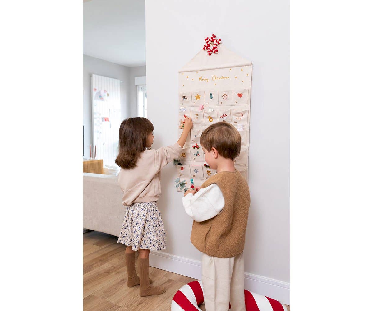 Stoff-Adventskalender – zum Befüllen