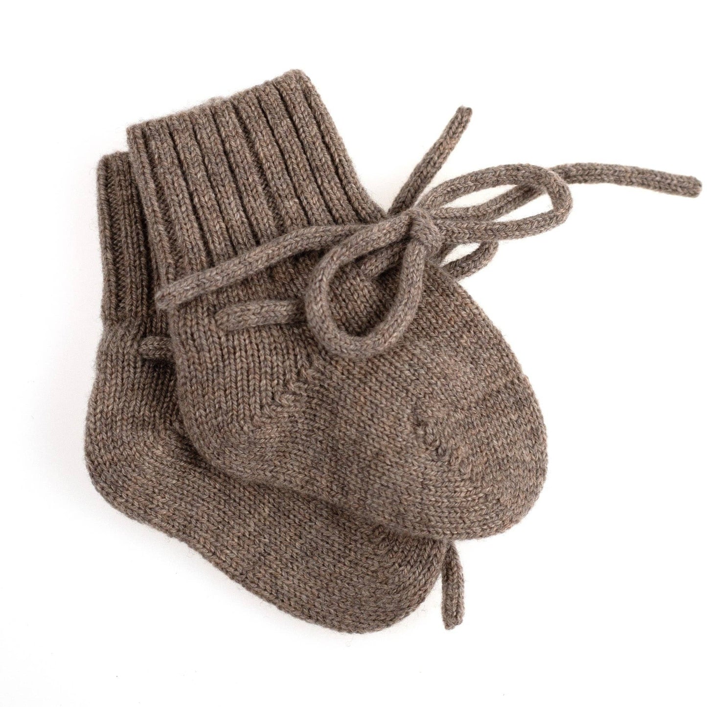 Handgefertigte Babysocken - Merinowolle