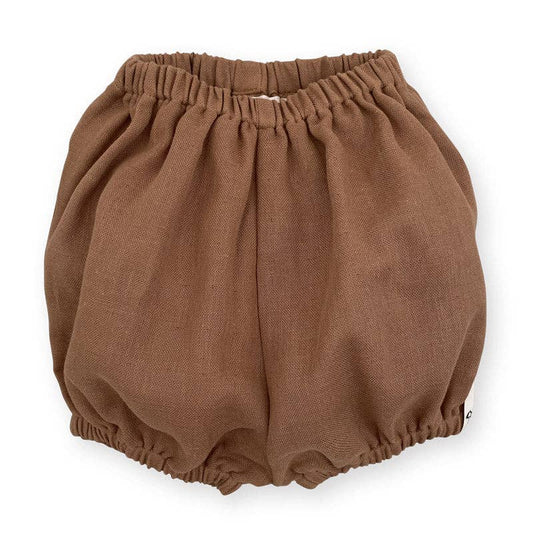 Süße Bloomers – 100% Bio-Musselin-Baumwolle / Mandel